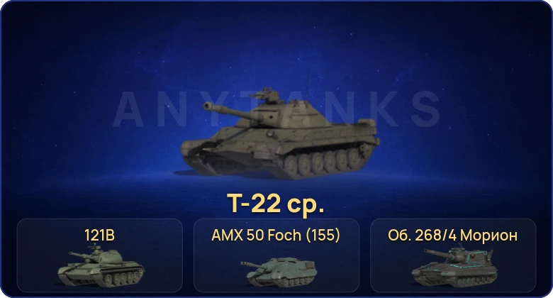 Мир Танков — 22 Топа | Т-22 ср. 