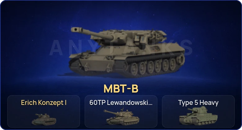 World of Tanks (RU) — 19 Топов | Erich Konzept I | MBT-B | BZ-176 