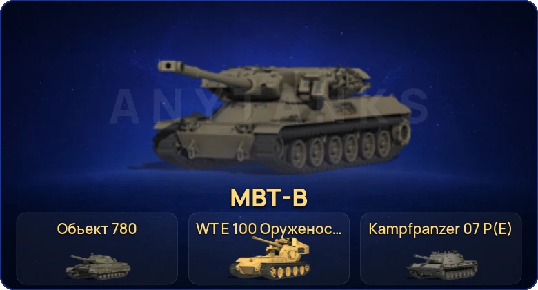 Мир Танков — 35 Топов | Объект 780 | WT E 100 Оруженосец | MBT-B | FV215b (183) 