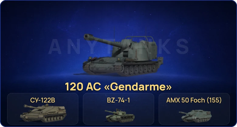 Мир Танков — 12 Топов | FV215b (183) | BZ-74-1 | 120 AC «Gendarme» 