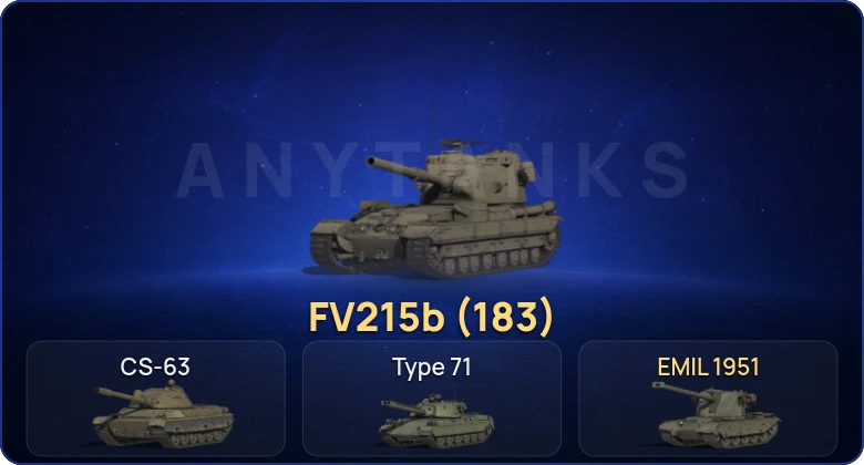 World of Tanks (RU) — 3 Топа | FV215b (183)  | Смена пароля