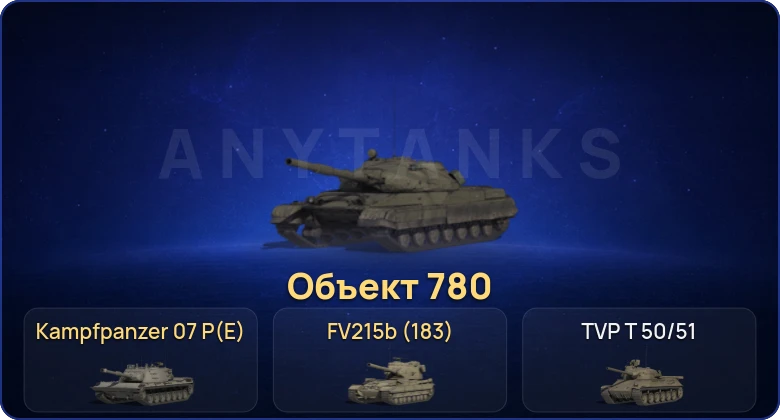 Мир Танков — 17 Топов | Объект 780 | FV215b (183) | Kampfpanzer 07 P(E) 