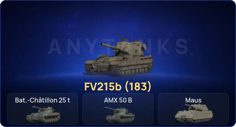 Мир Танков — 10 Топов | FV215b (183) 