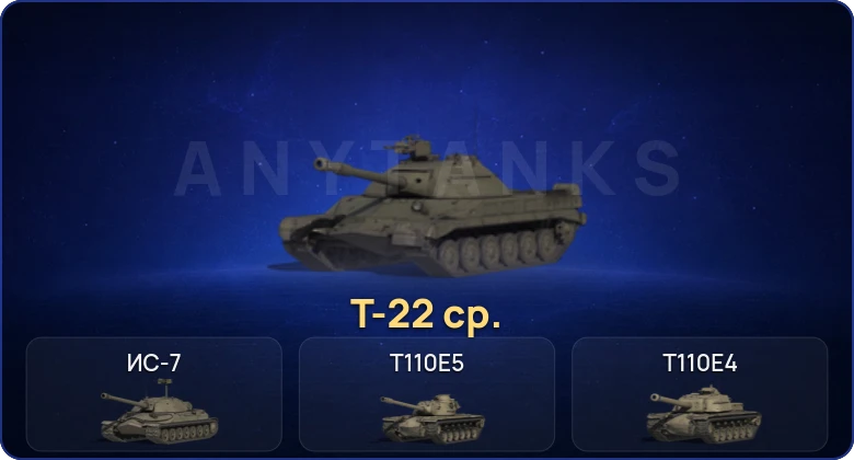 Мир Танков — 8 Топов | Т-22 ср. 