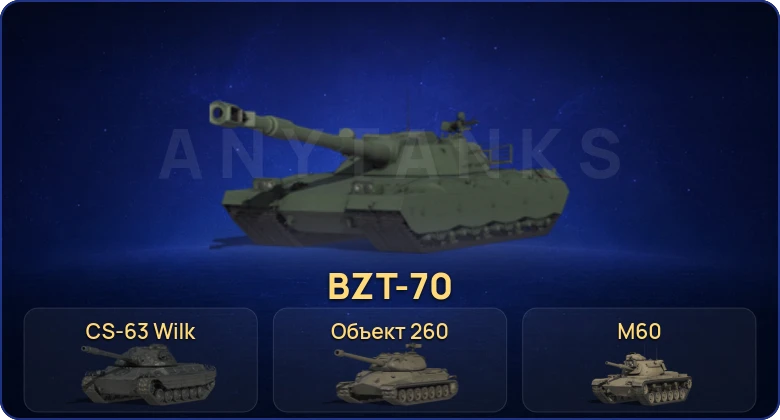 Мир Танков — 23 Топа | CS-63 Wilk | BZT-70 | Объект 260 | Cobra 