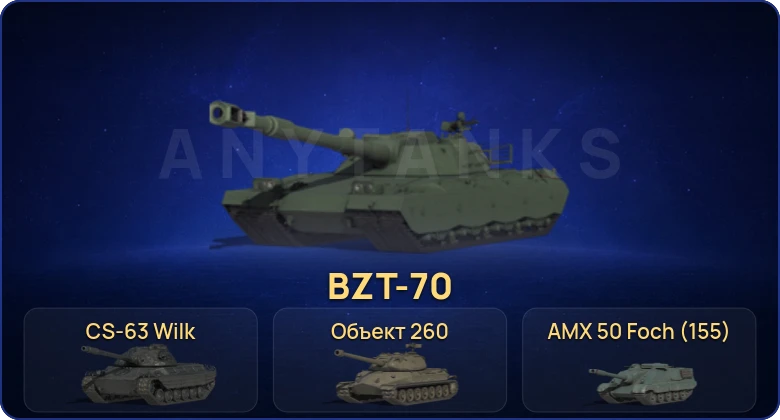 45 Топов | CS-63 Wilk | BZT-70 | Объект 260 