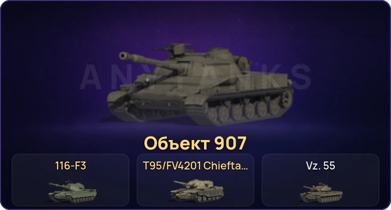 Мир Танков — Неактив | 11 Топов | T95/FV4201 Chieftain | 116-F3 | Объект 907 
