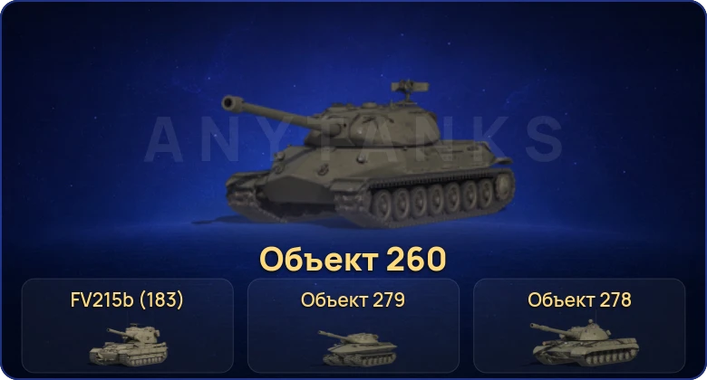 Мир Танков — 31 Топ | Объект 279 | Объект 260 | FV215b (183) 