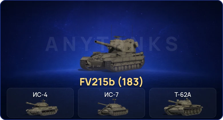 Мир Танков — 7 Топов | FV215b (183) 
