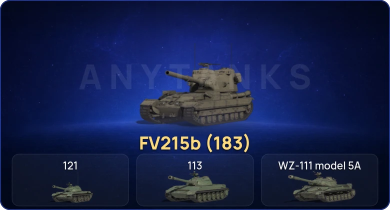 Мир Танков — 14 Топов | FV215b (183) 